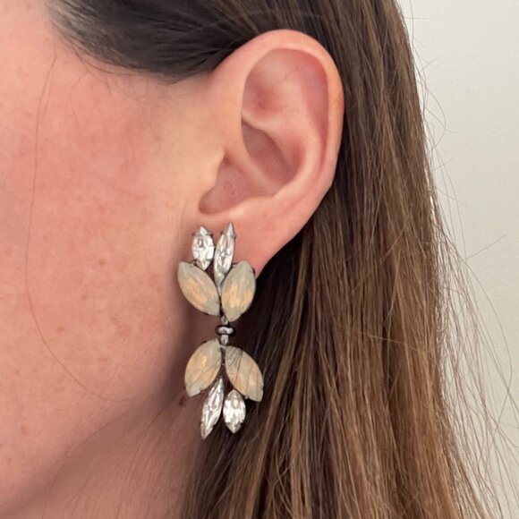 Elizabeth Cole crystal drop earrings - Picture 2 of 4